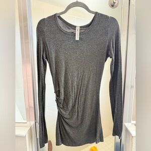 Vanilla Bay Charcoal Long Sleeve Top